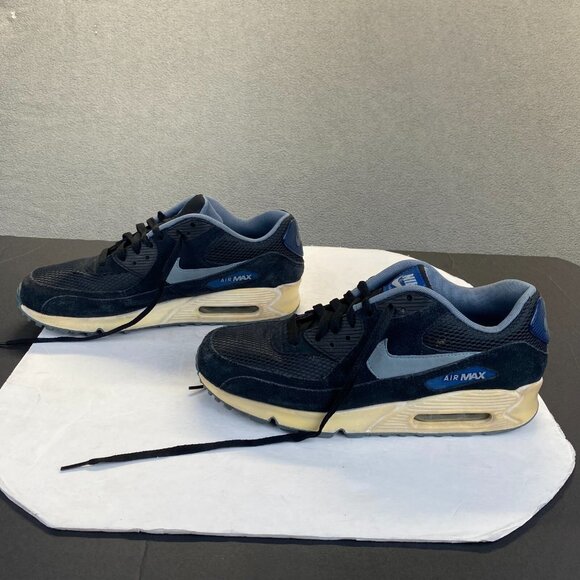 Size 10.5 Men's Nike Air Max 90 Essential Blue Marine 537384041,Comfort - Picture 1 of 16